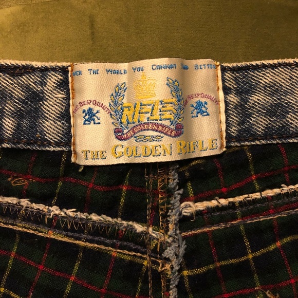 Vintage Acid Wash Flannel Lined Mom Jeans - Picture 4 of 5